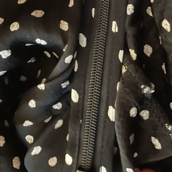 Anthropologie Agatha Midi Dress in Black & White Polka Dot with Open Back. Sz 8. - Picture 10 of 12